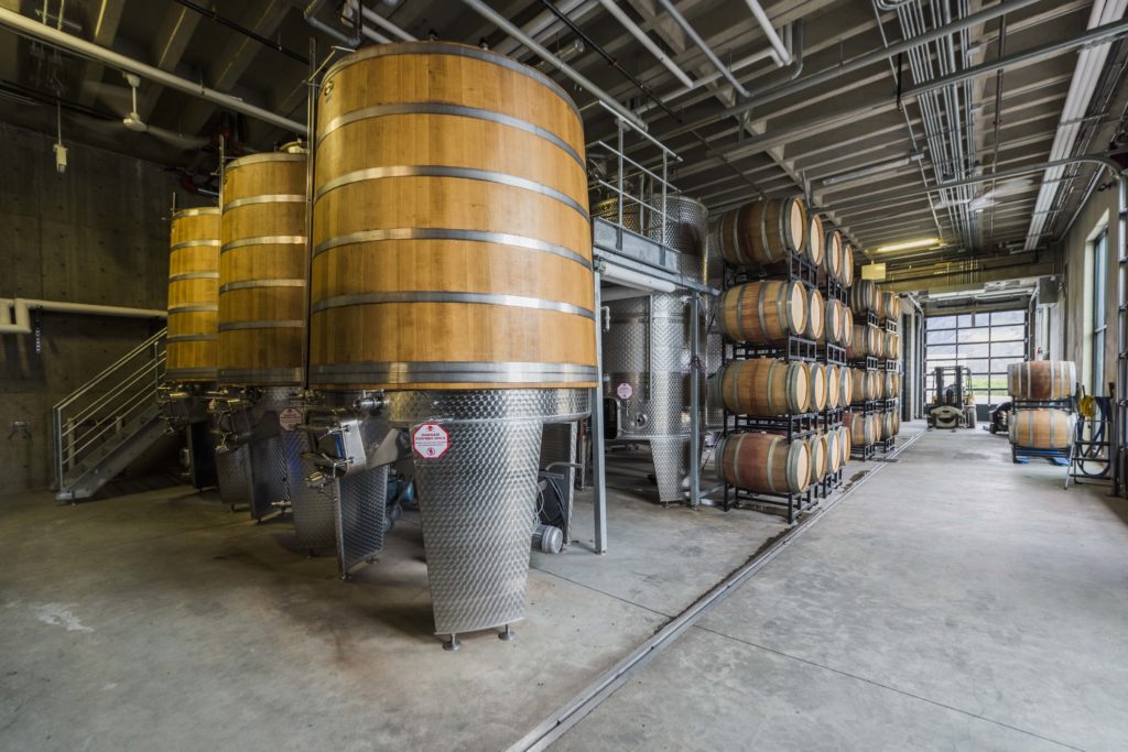 Monte Creek Winery Cellar