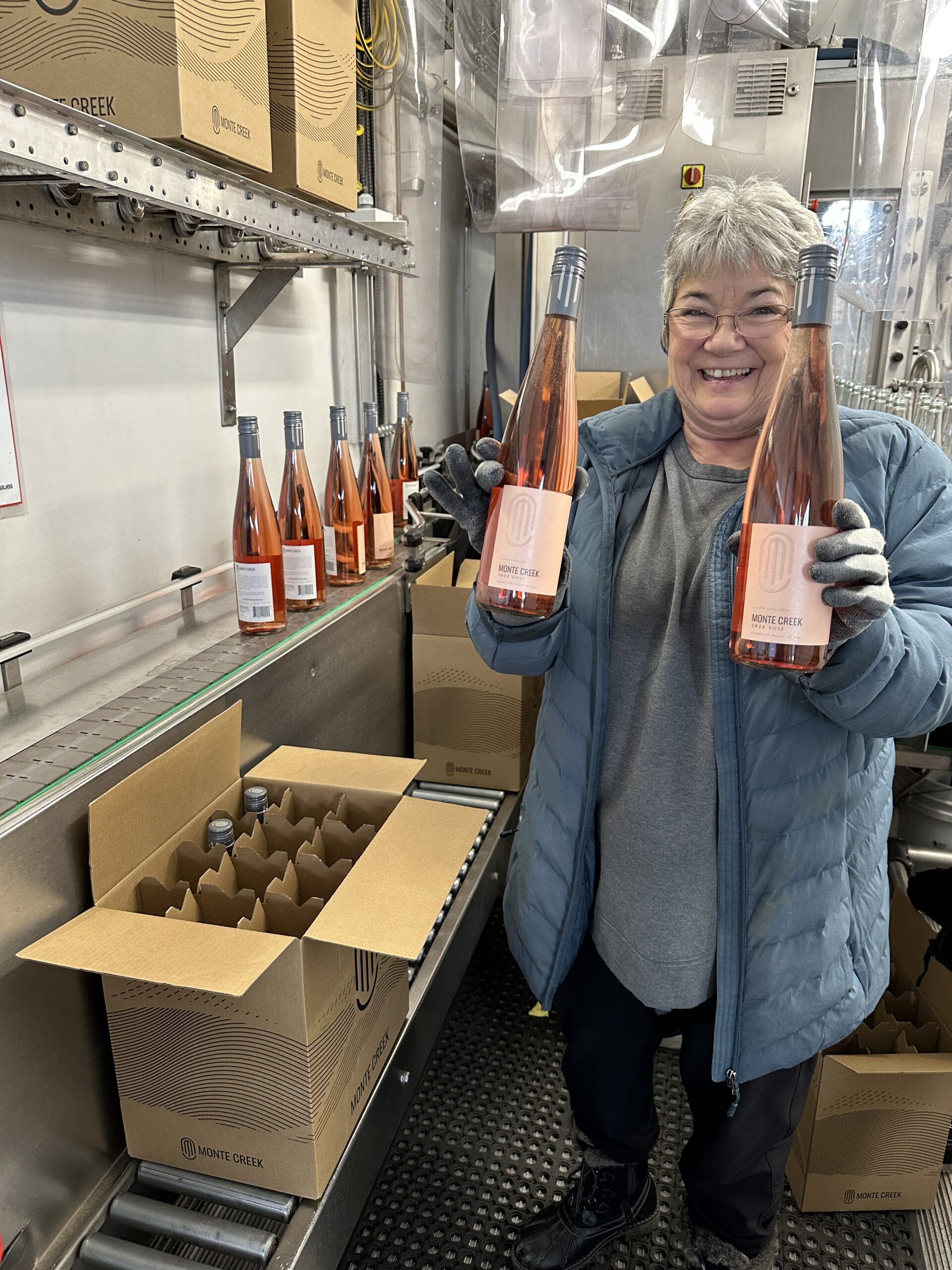 monte creek winery bottling 2023 rose